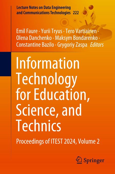 Information Technology for Education, Science, and Technics, Buch