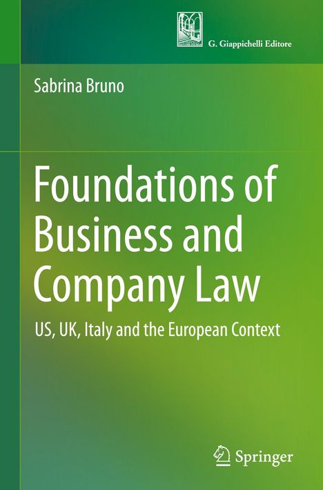 Sabrina Bruno: Foundations of Business and Company Law, Buch