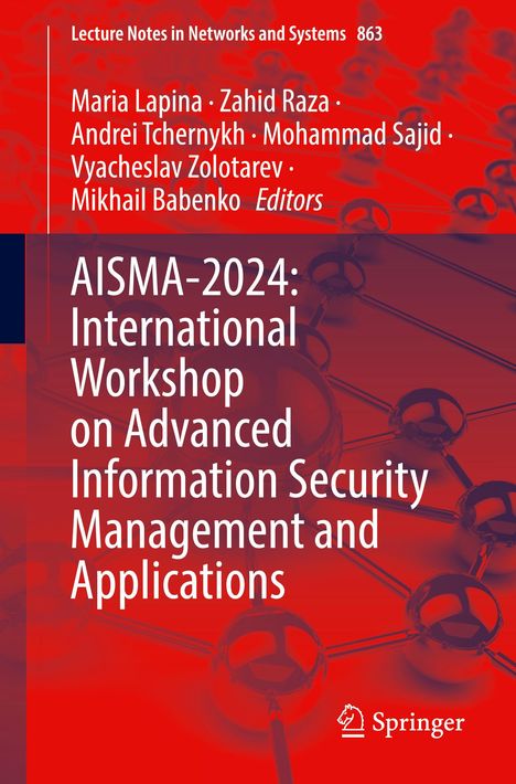 AISMA-2024: International Workshop on Advanced Information Security Management and Applications, Buch