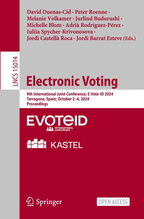 Electronic Voting, Buch