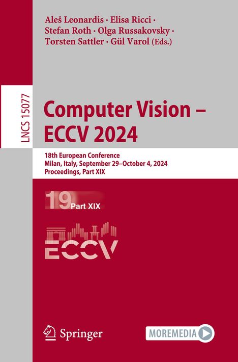 Computer Vision - ECCV 2024, Buch