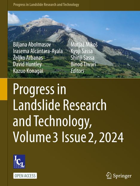 Progress in Landslide Research and Technology, Volume 3 Issue 2, 2024, Buch