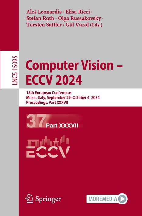 Computer Vision ¿ ECCV 2024, Buch