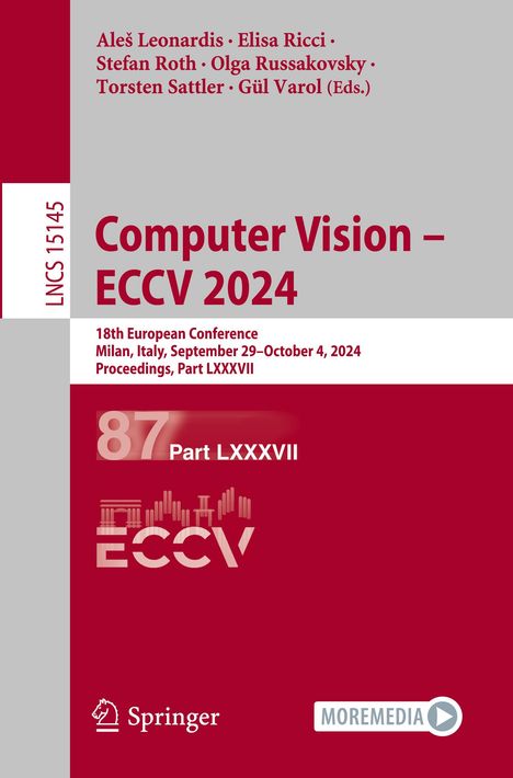 Computer Vision ¿ ECCV 2024, Buch