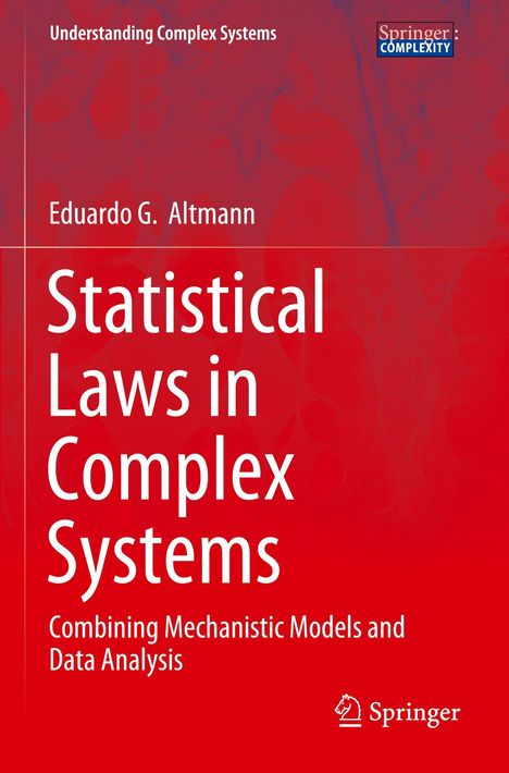 "Statistical Laws in Complex Systems" von Eduardo G. Altmann, roter Hintergrund, Springer-Logo unten.
