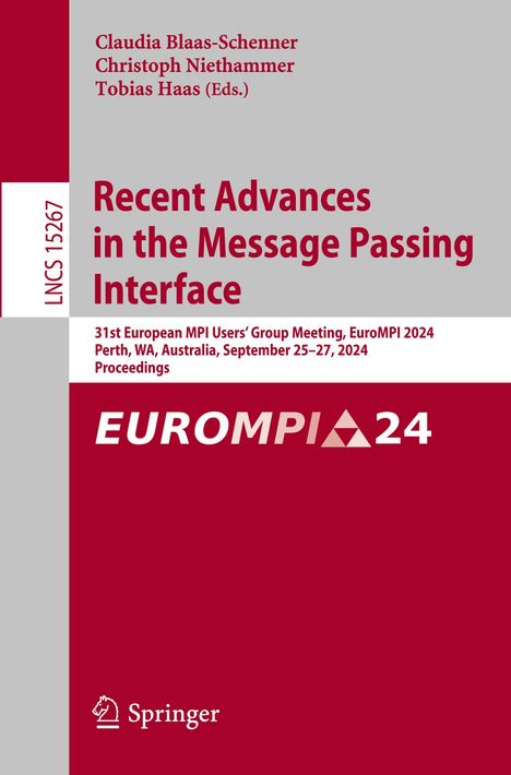 Recent Advances in the Message Passing Interface, Buch