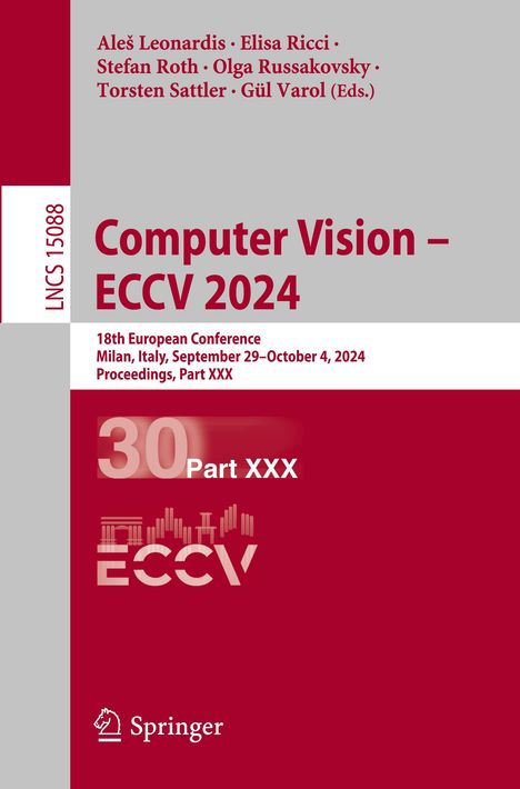 Computer Vision ¿ ECCV 2024, Buch