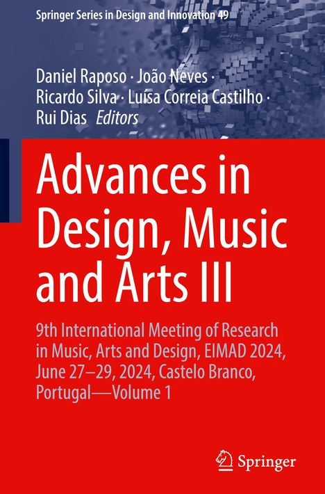 Advances in Design, Music and Arts III, Buch