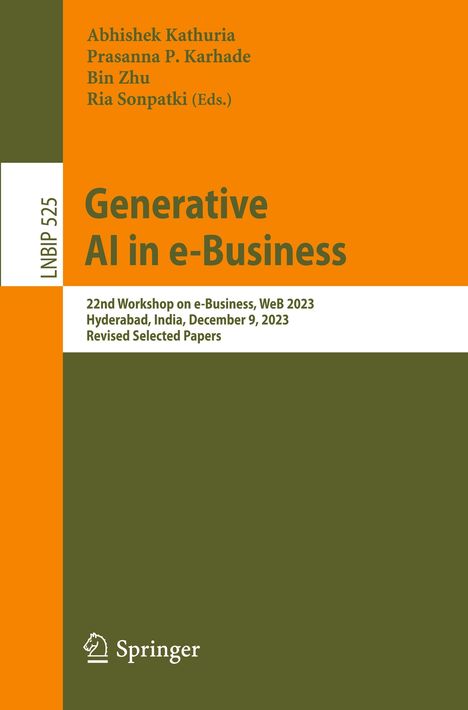 Generative AI in e-Business, Buch