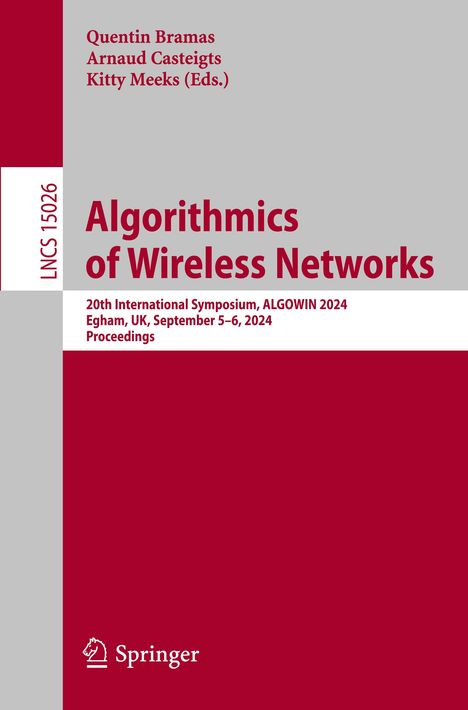 Algorithmics of Wireless Networks, Buch