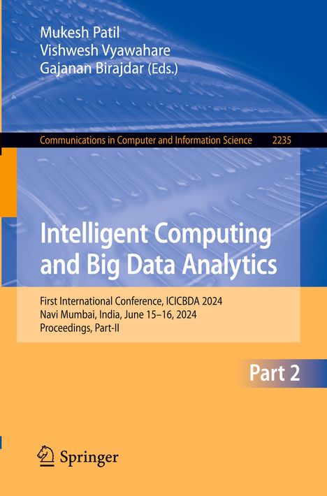 Intelligent Computing and Big Data Analytics, Buch