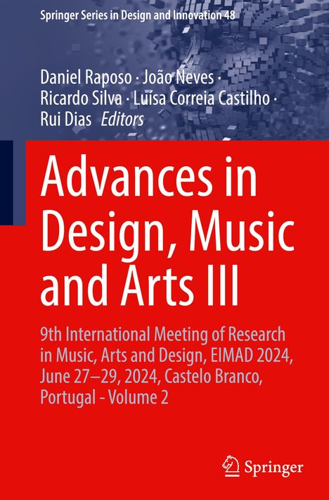 Advances in Design, Music and Arts III, Buch