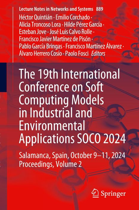 The 19th International Conference on Soft Computing Models in Industrial and Environmental Applications SOCO 2024, Buch