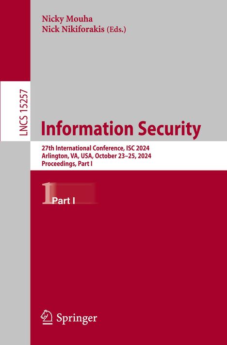 Information Security, Buch