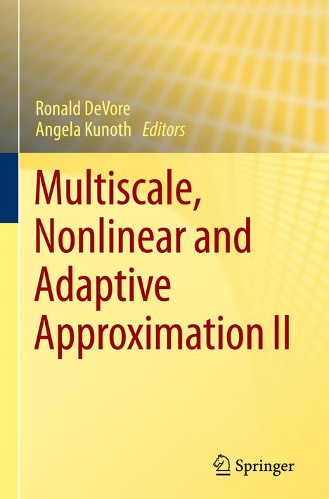 Multiscale, Nonlinear and Adaptive Approximation II, Buch