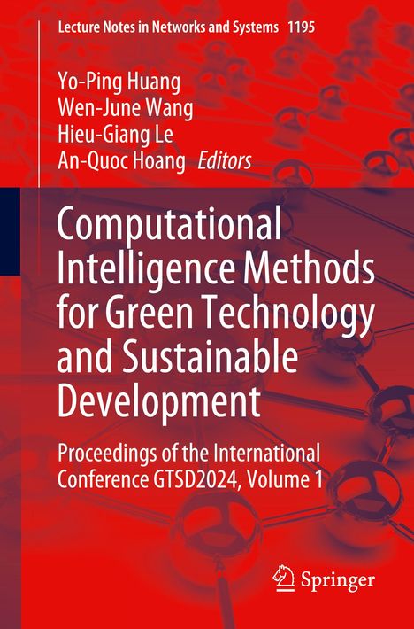 Computational Intelligence Methods for Green Technology and Sustainable Development, Buch