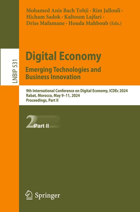 Digital Economy. Emerging Technologies and Business Innovation, Buch