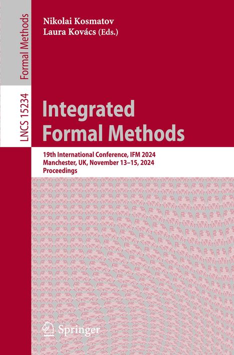 Integrated Formal Methods, Buch