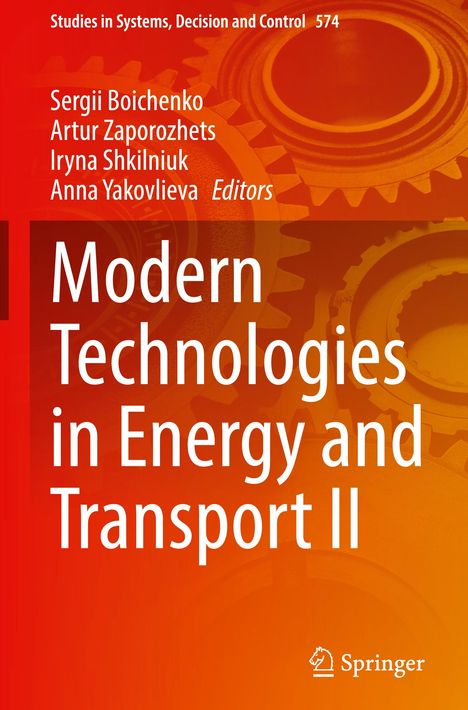 Modern Technologies in Energy and Transport II, Buch