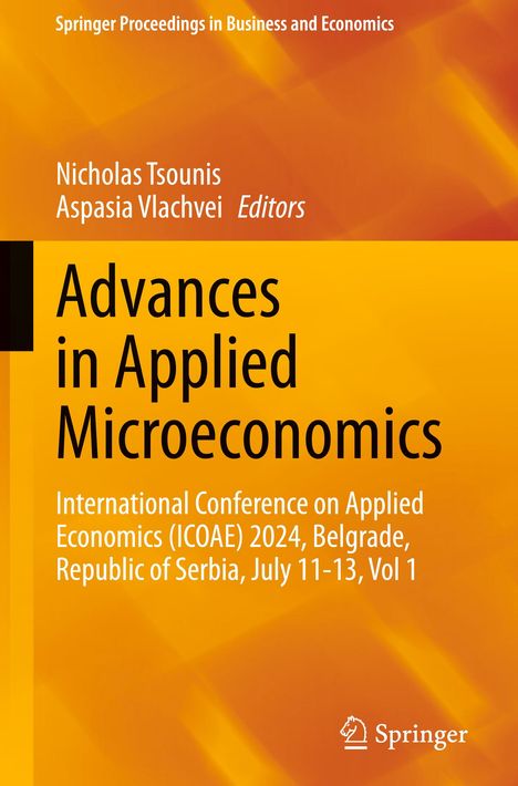 Advances in Applied Microeconomics, Buch
