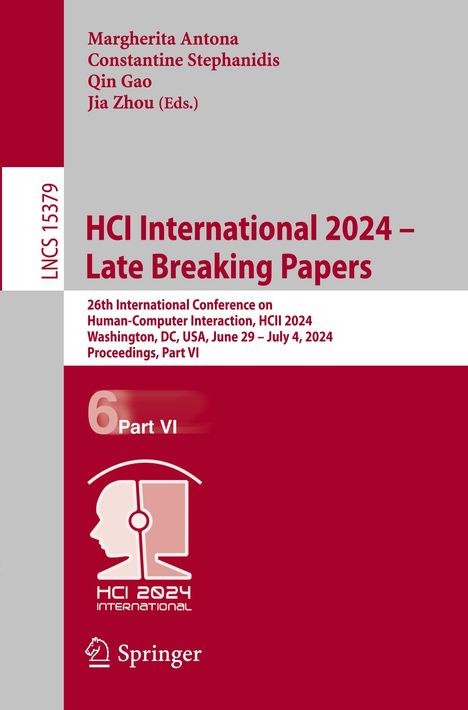 HCI International 2024 - Late Breaking Papers, Buch