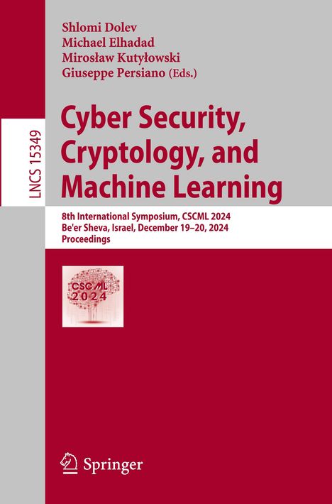 Cyber Security, Cryptology, and Machine Learning, Buch