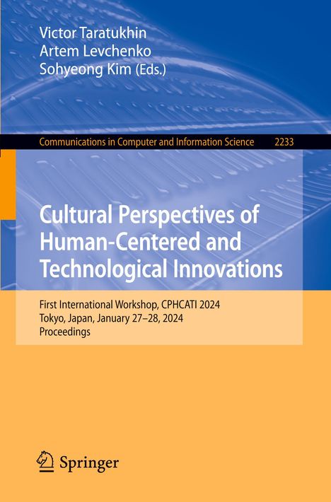 Cultural Perspectives of Human-Centered and Technological Innovations, Buch