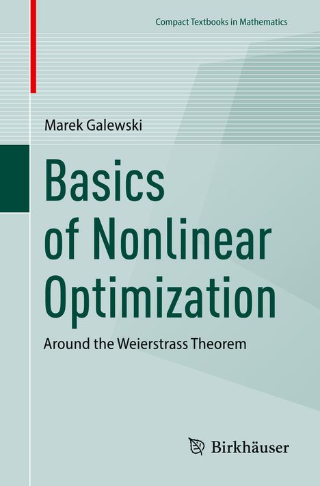 Marek Galewski: Basics of Nonlinear Optimization, Buch