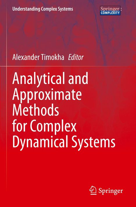 Titel: "Analytical and Approximate Methods for Complex Dynamical Systems", Alexander Timokha, roter Hintergrund.