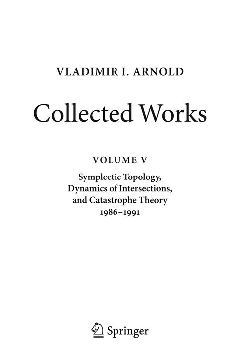 Vladimir I. Arnold: VLADIMIR I. ARNOLD-Collected Works, Buch