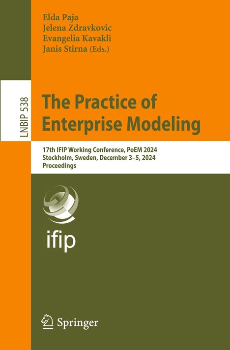 The Practice of Enterprise Modeling, Buch