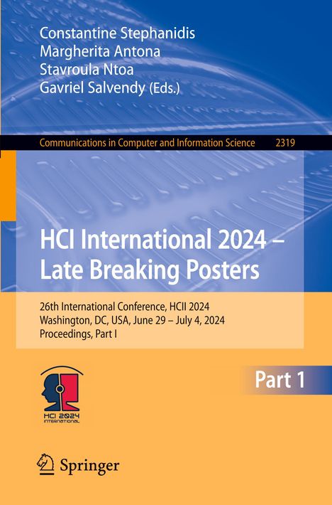 HCI International 2024 - Late Breaking Posters, Buch