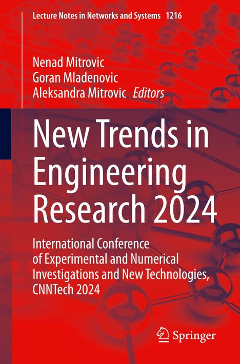 New Trends in Engineering Research 2024, Buch