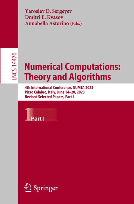 Numerical Computations: Theory and Algorithms, Buch