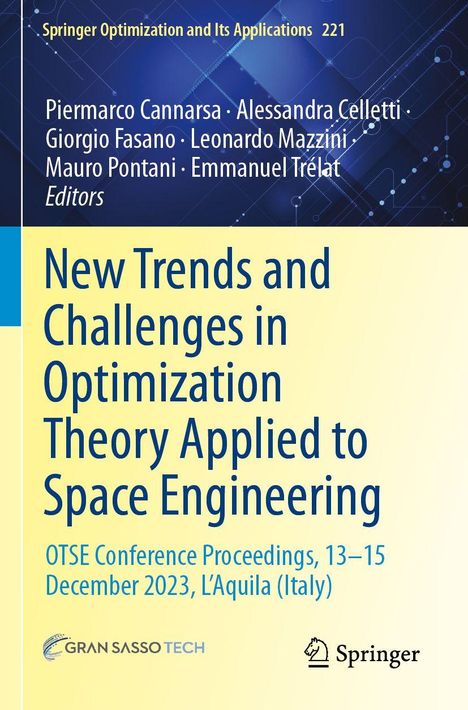 Buchtitel: "New Trends and Challenges in Optimization Theory Applied to Space Engineering". Konferenzdetails unten.