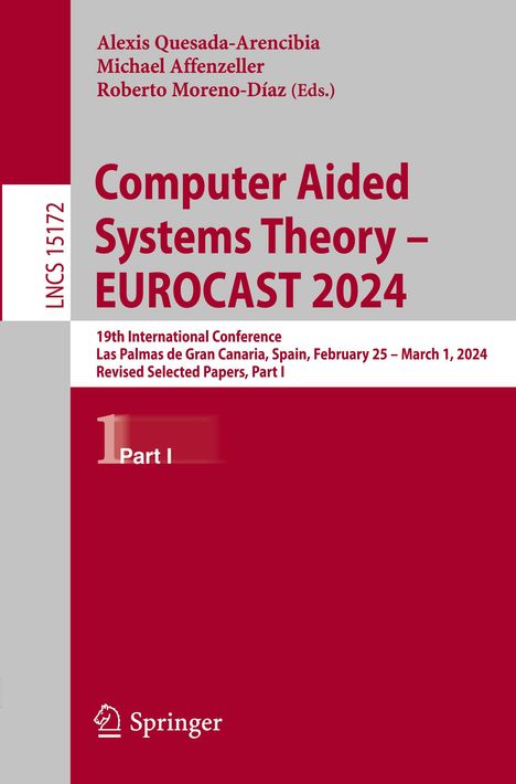 Computer Aided Systems Theory - EUROCAST 2024, Buch