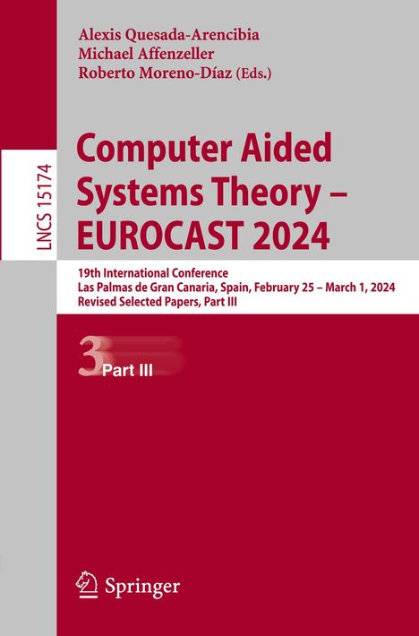 Computer Aided Systems Theory - EUROCAST 2024, Buch