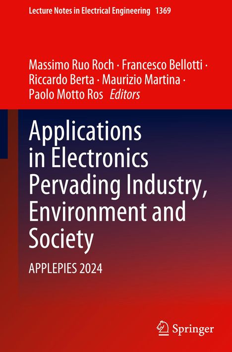 Applications in Electronics Pervading Industry, Environment and Society, Buch