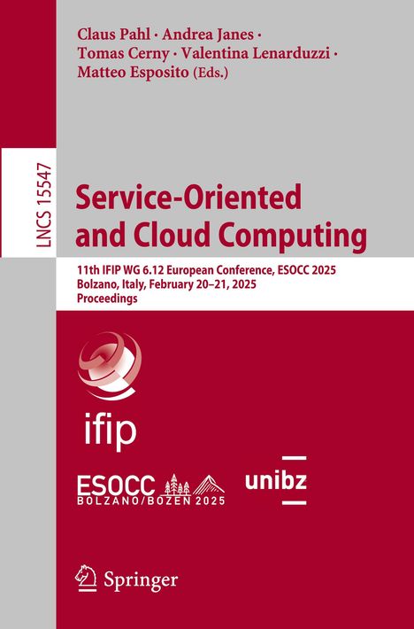 Service-Oriented and Cloud Computing, Buch