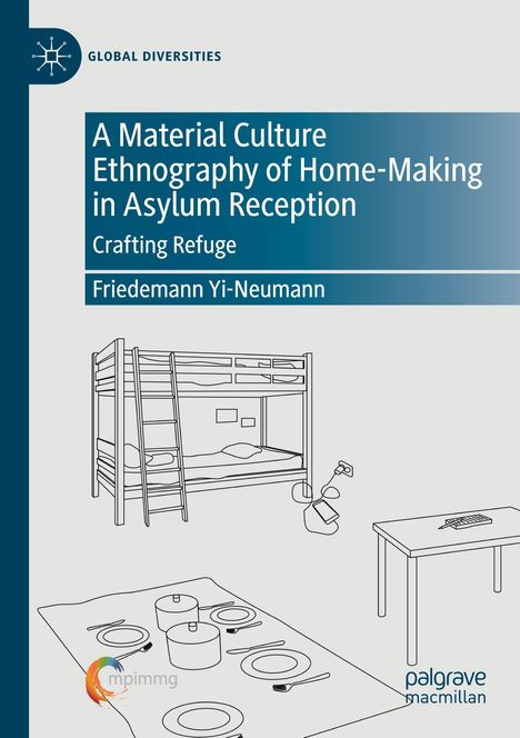Text: "A Material Culture Ethnography of Home-Making in Asylum Reception" von Friedemann Yi-Neumann, mit einer Illustration.