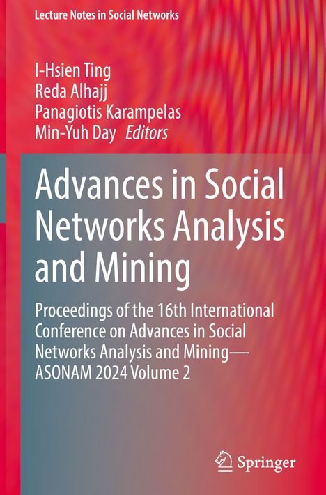 Advances in Social Networks Analysis and Mining, Buch