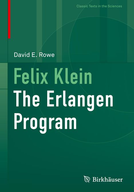 David E. Rowe: Felix Klein, Buch