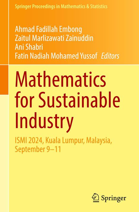Mathematics for Sustainable Industry, Buch
