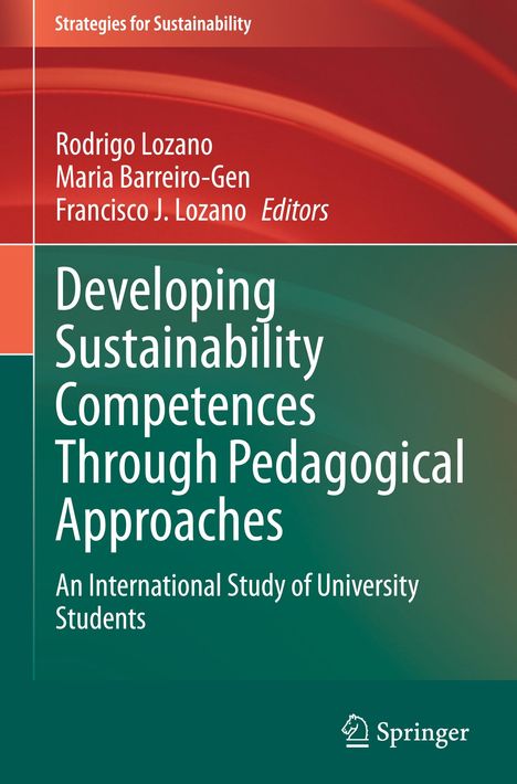 Developing Sustainability Competences Through Pedagogical Approaches, Buch