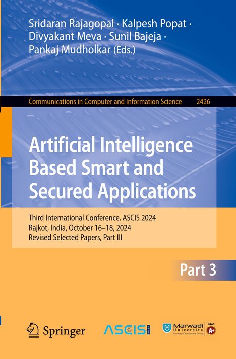 Artificial Intelligence Based Smart and Secured Applications, Buch