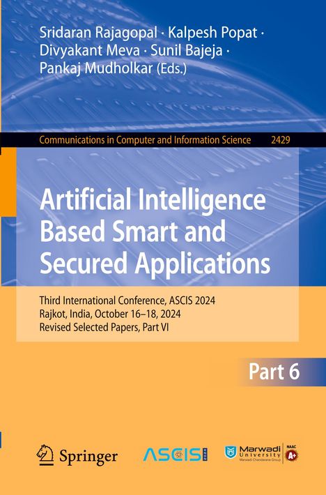 Artificial Intelligence Based Smart and Secured Applications, Buch
