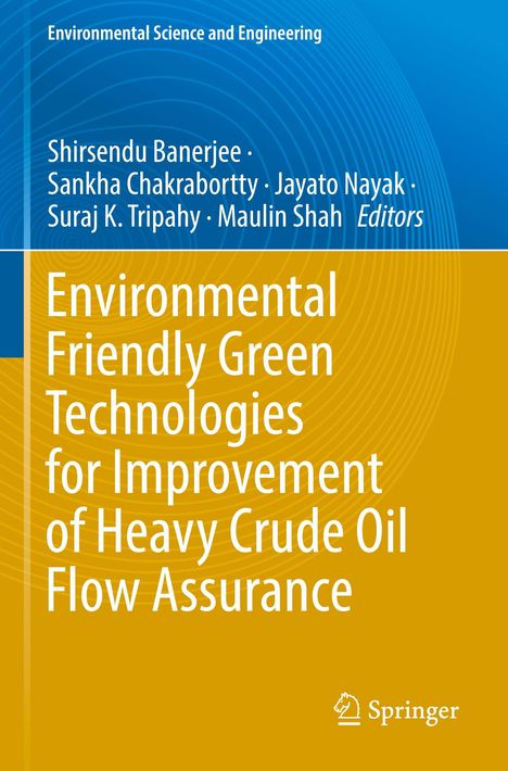 Oben der Titel "Environmental Science and Engineering", darunter Autoren und Titel der Publikation in Blau und Gelb.