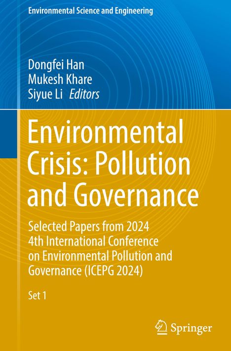 Environmental Crisis: Pollution and Governance, 2 Bücher