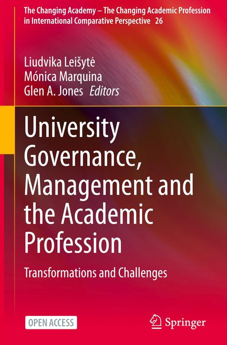 University Governance, Management and the Academic Profession, Buch