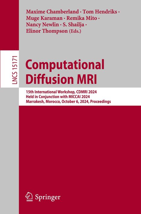 Computational Diffusion MRI, Buch